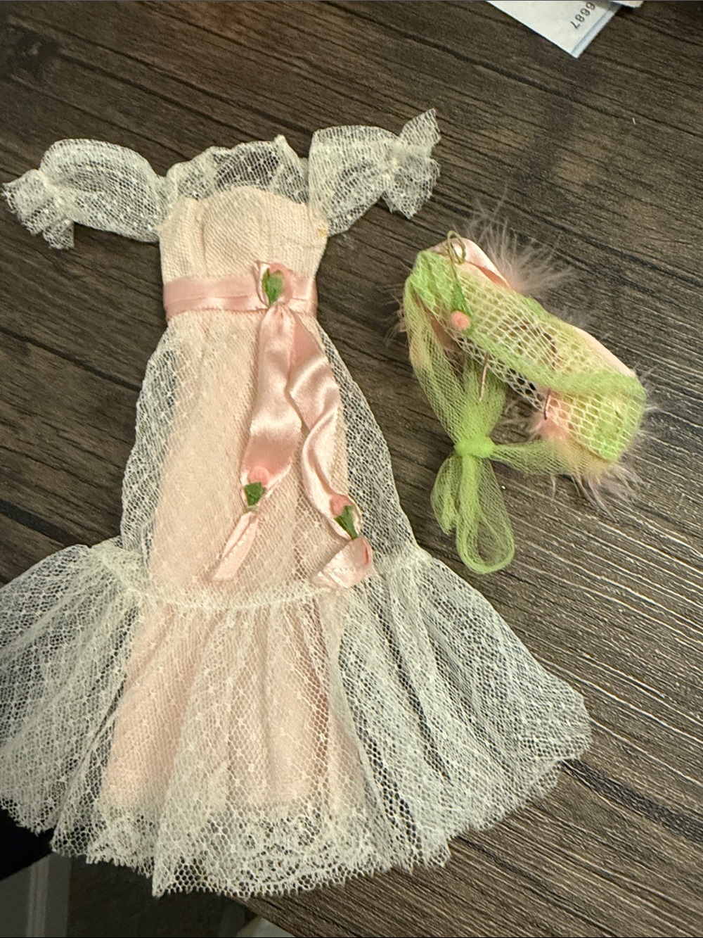 Vintage 1960’s Truly Scrumptious Barbie doll dress, from chitty chitty bang bang